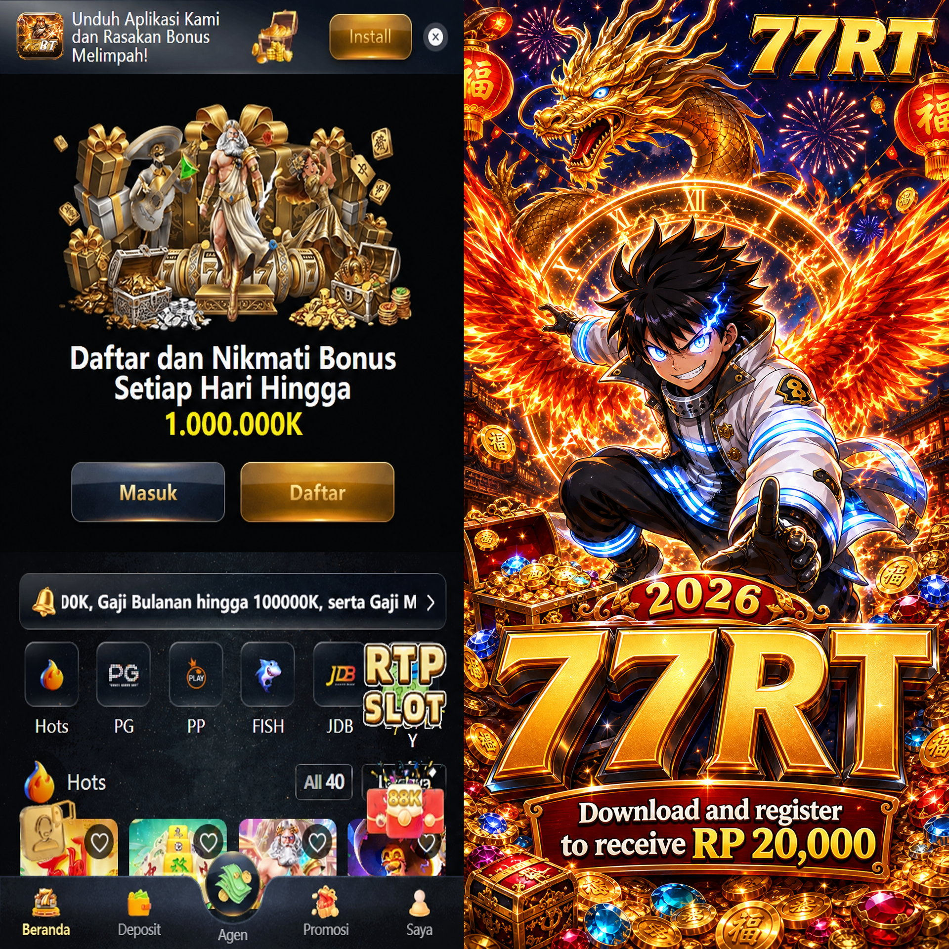 77RT - 77rt App Akun Aman Terbaru ๐ฅ